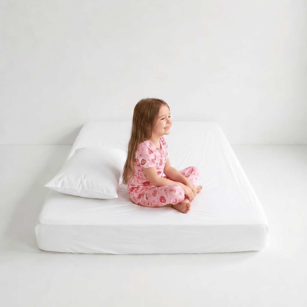Pyjama Fille Motif Cœurs 2 Pièces