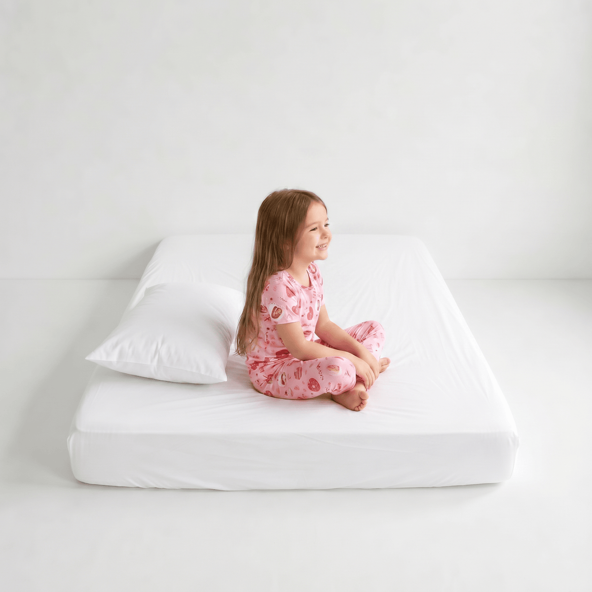 Pyjama Fille Motif Cœurs 2 Pièces