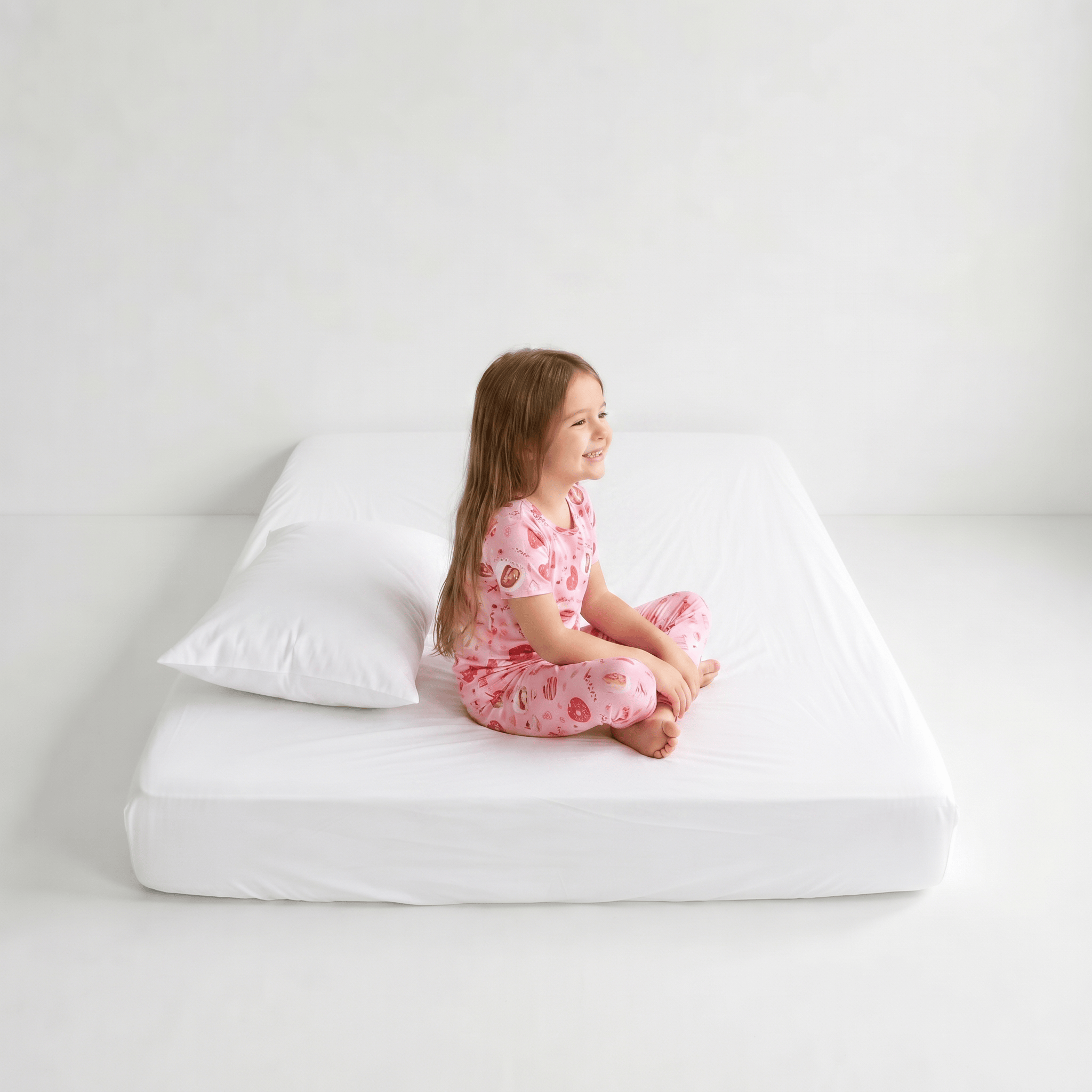 Pyjama Fille Motif Cœurs 2 Pièces