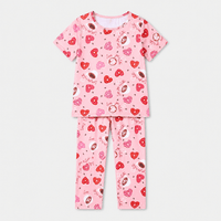 Pyjama Fille Motif Cœurs 2 Pièces