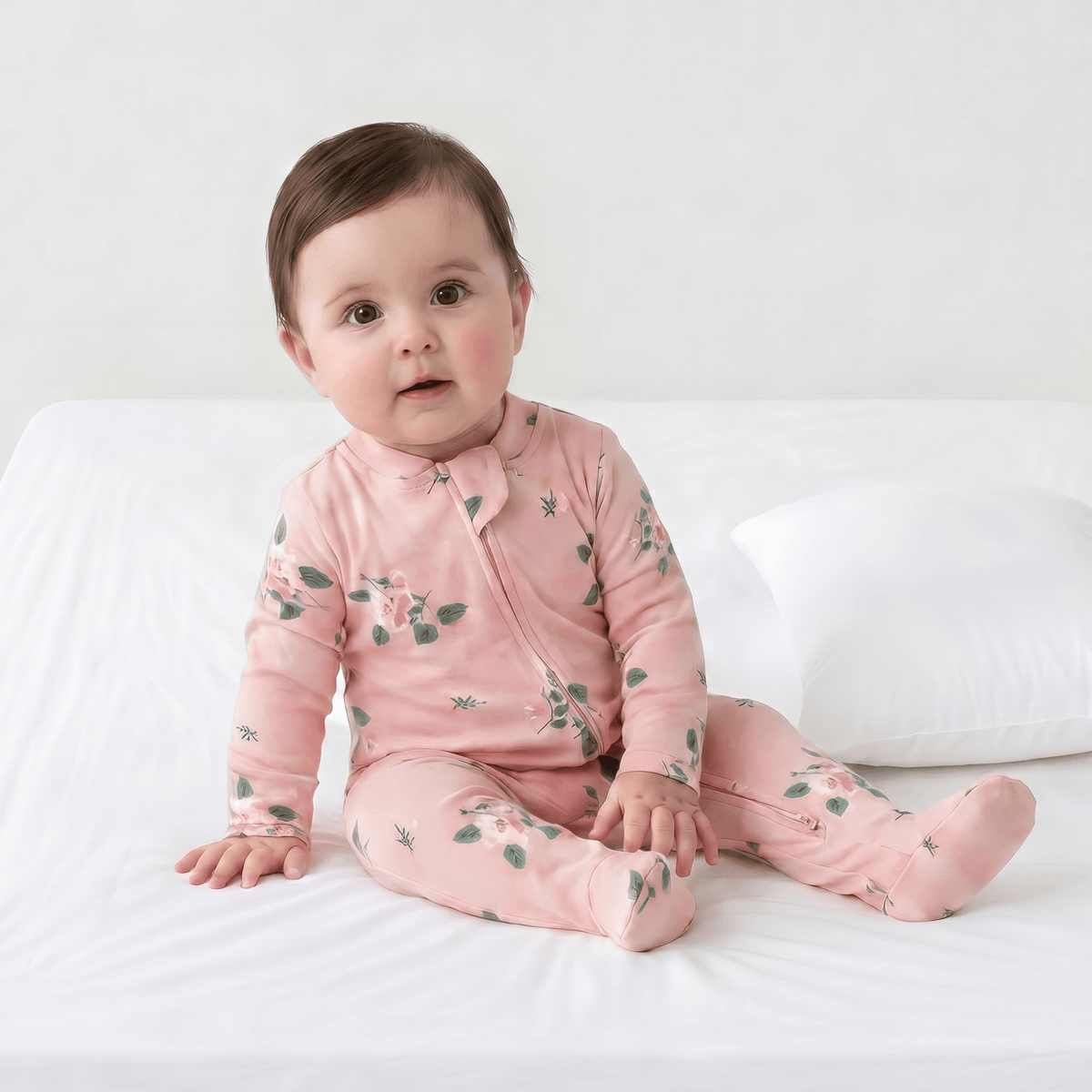 Pyjama Fleuri Bébé Fille