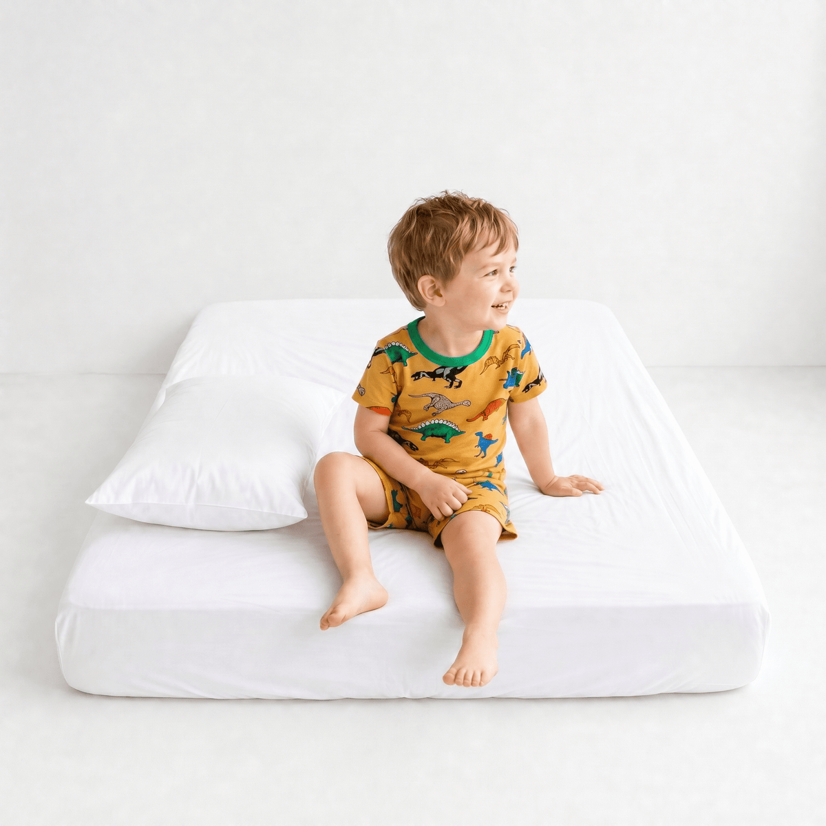 Pyjama Garçon Dinosaure Jaune