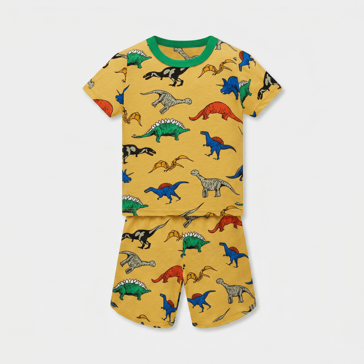Pyjama Garçon Dinosaure Jaune