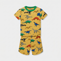 Pyjama Garçon Dinosaure Jaune