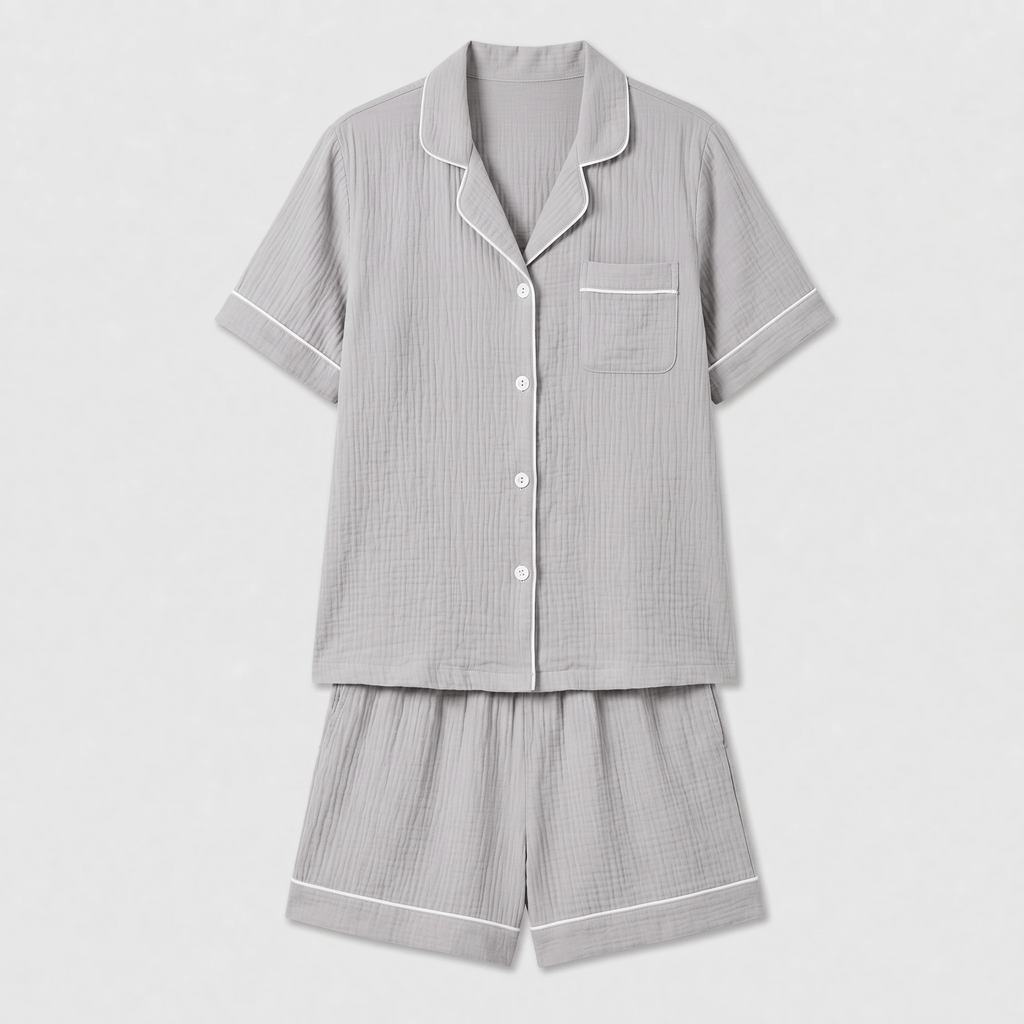 Pyjama Homme Col Chemise