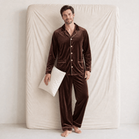 Pyjama Homme Velours Chaud Hiver