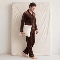 Pyjama Homme Velours Chaud Hiver