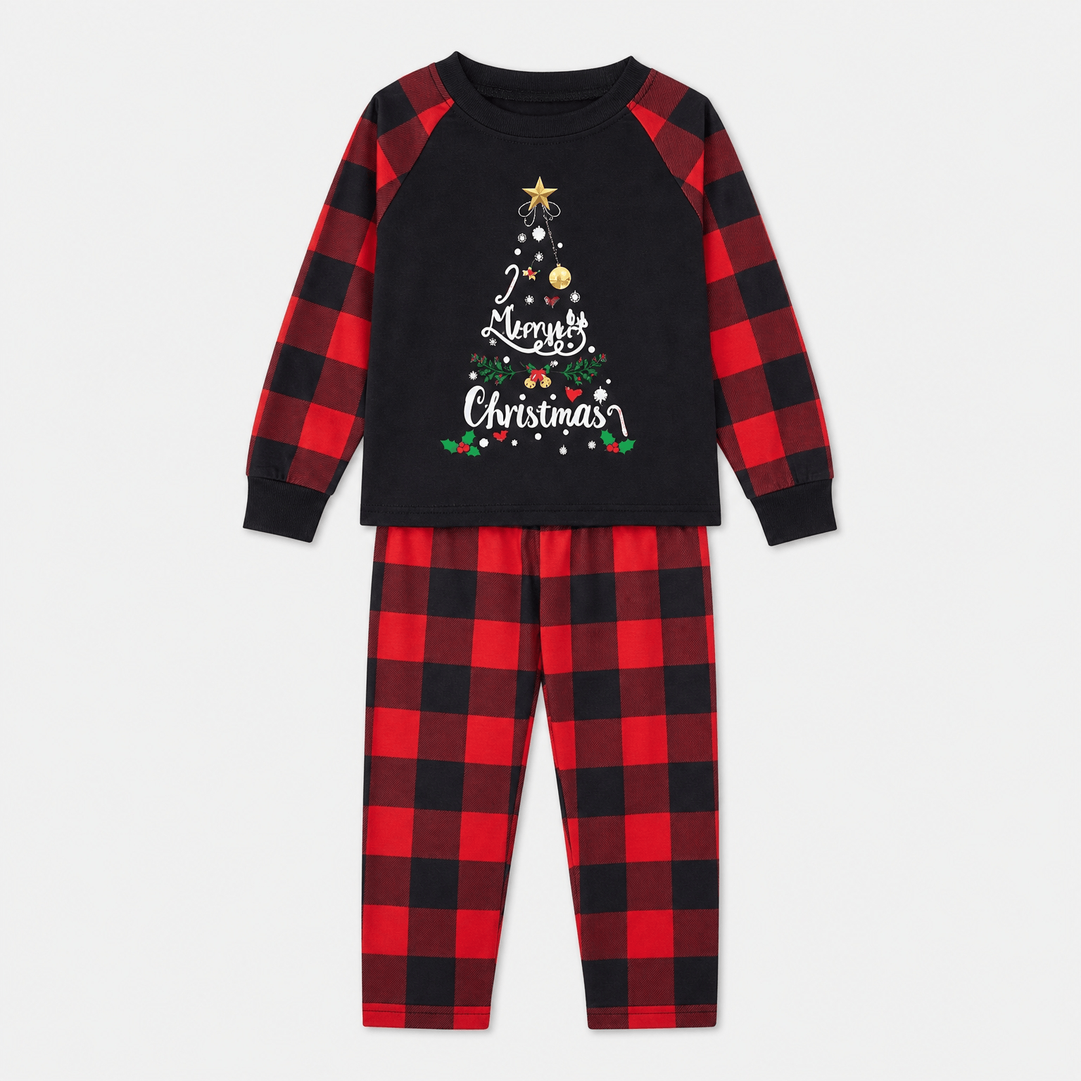 Pyjama Noël Famille et chien