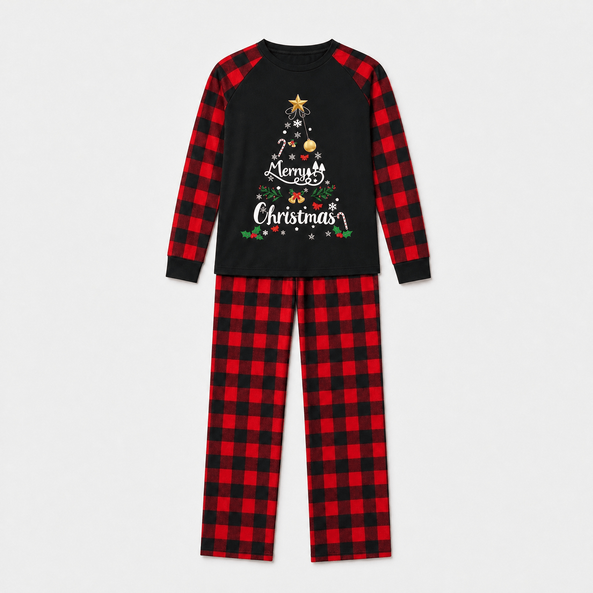 Pyjama Noël Famille et chien