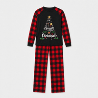 Pyjama Noël Famille et chien