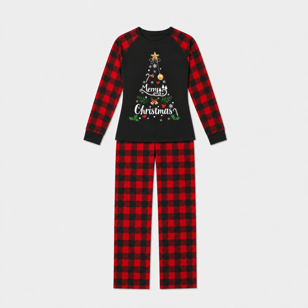 Pyjama Noël Famille et chien