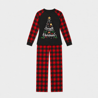 Pyjama Noël Famille et chien