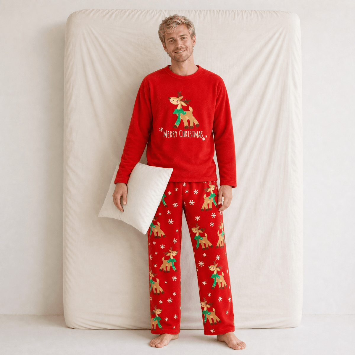 Pyjama Noël Homme Polaire