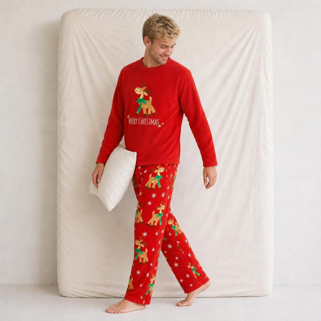 Pyjama Noël Homme Polaire