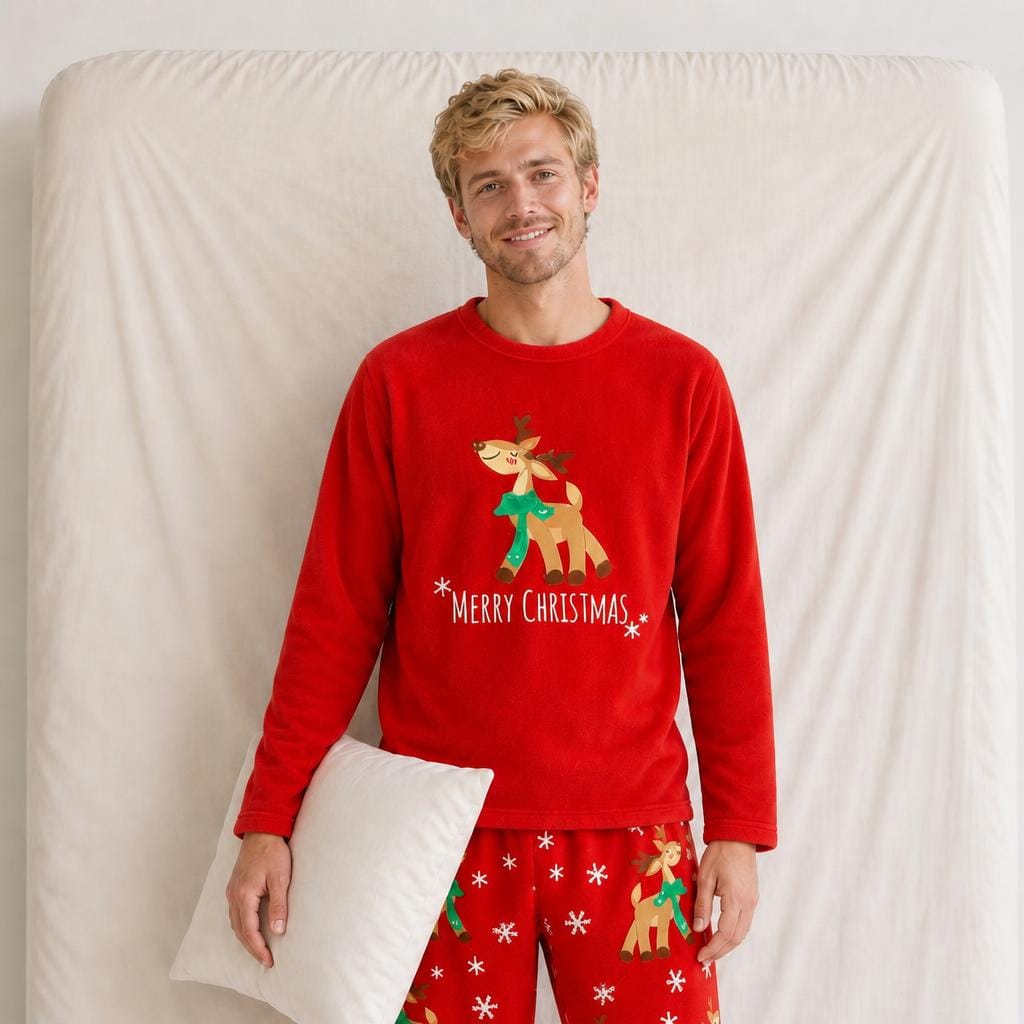 Pyjama Noël Homme Polaire