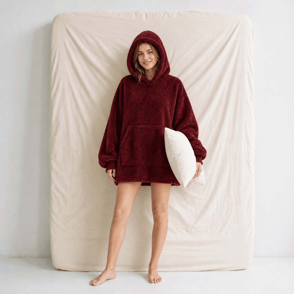 Pyjama Polaire Rouge Grande Taille