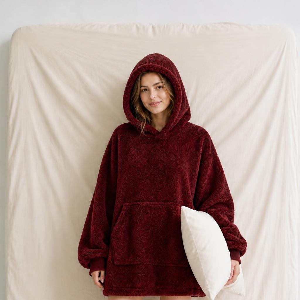 Pyjama Polaire Rouge Grande Taille