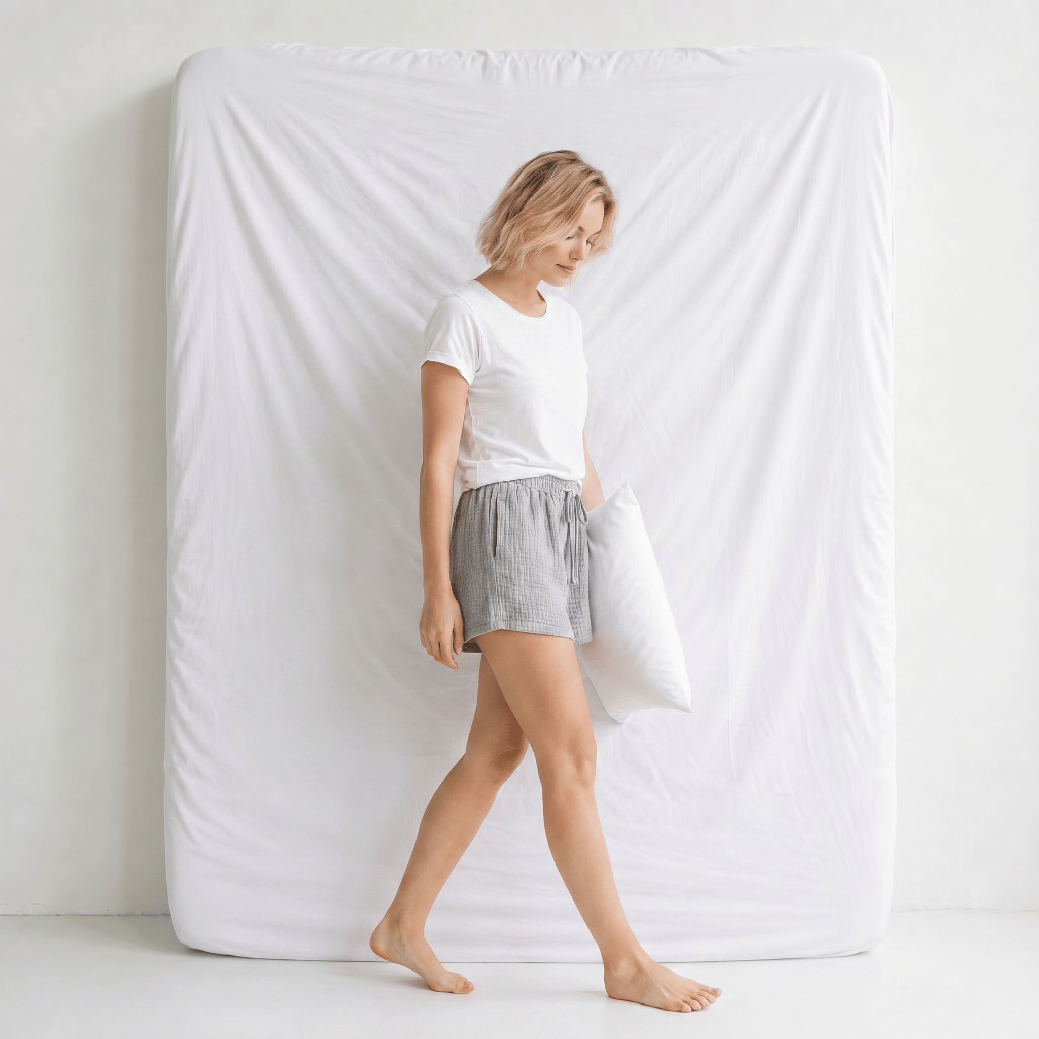 Short Pyjama Coton Léger