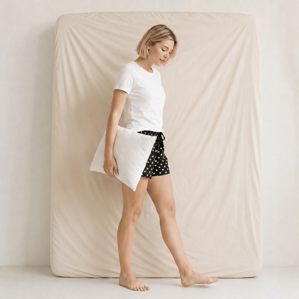 Short Pyjama Etoiles Femme