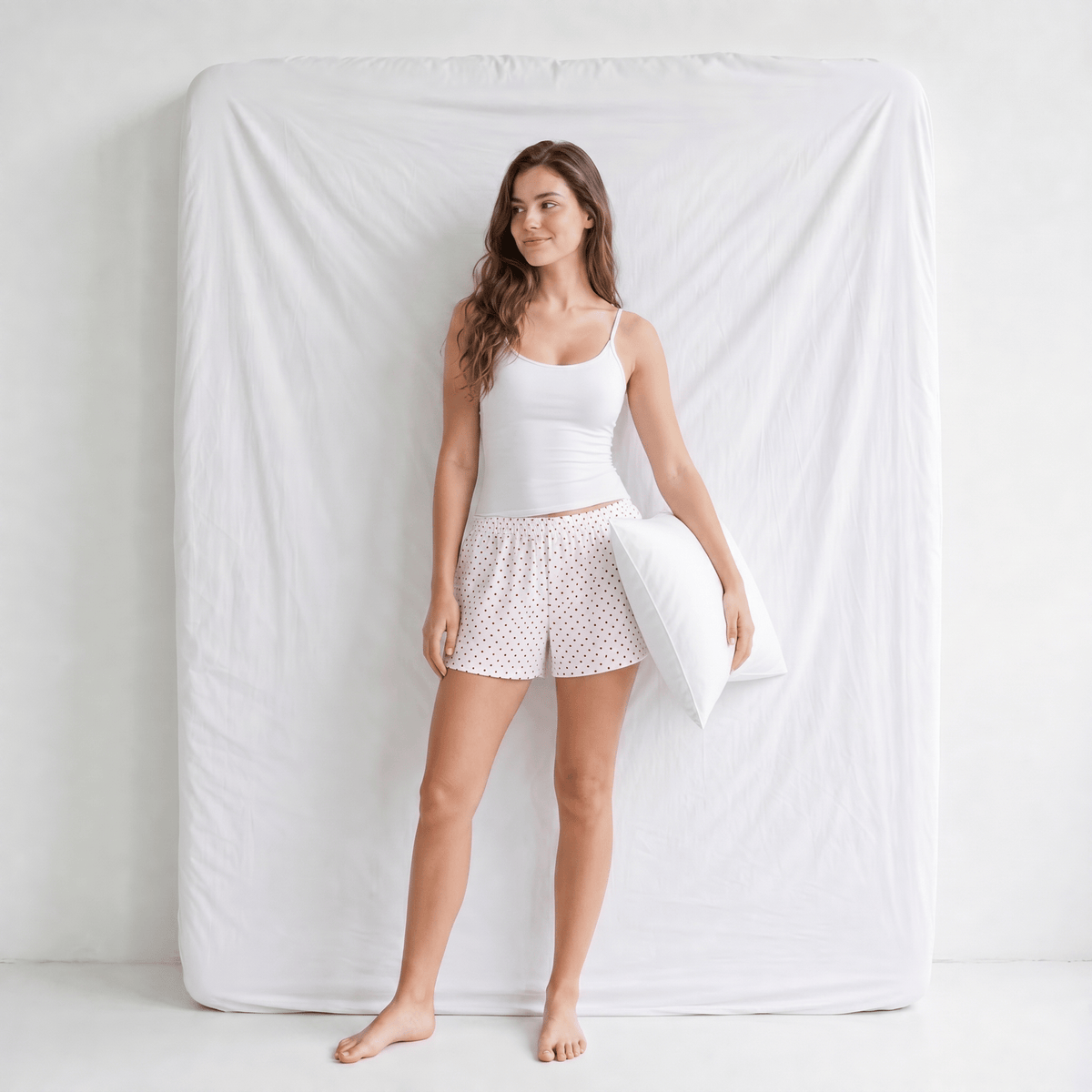 Short Pyjama Femme Coeur