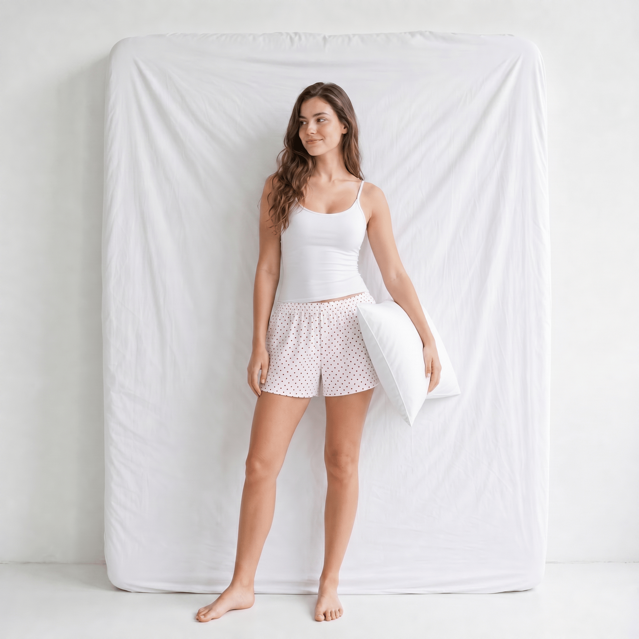 Short Pyjama Femme Coeur