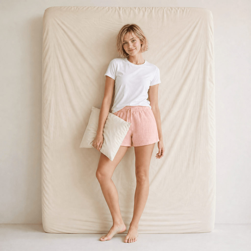 Short Pyjama Gaze De Coton
